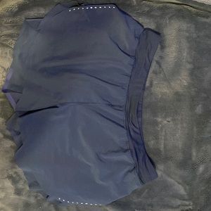 Women’s Lululemon Find Your Pace shorts, Navy- size 10.